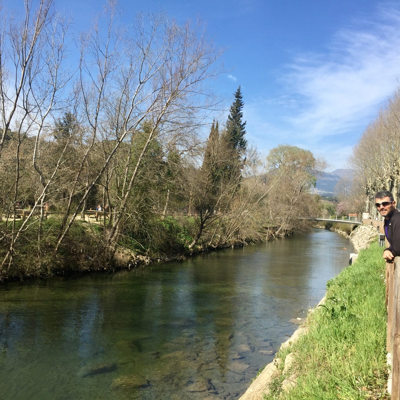 balade cagnes sur mer bord du loup