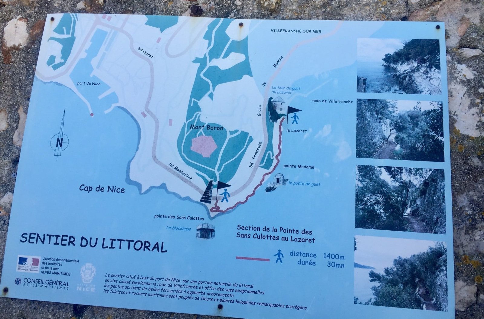 Le sentier du littoral de Nice à Villefranche