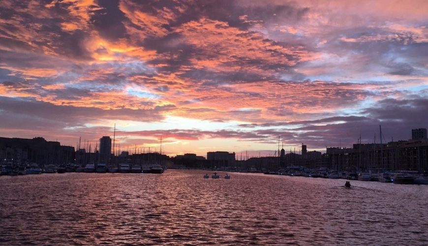 Sunset in Marseille