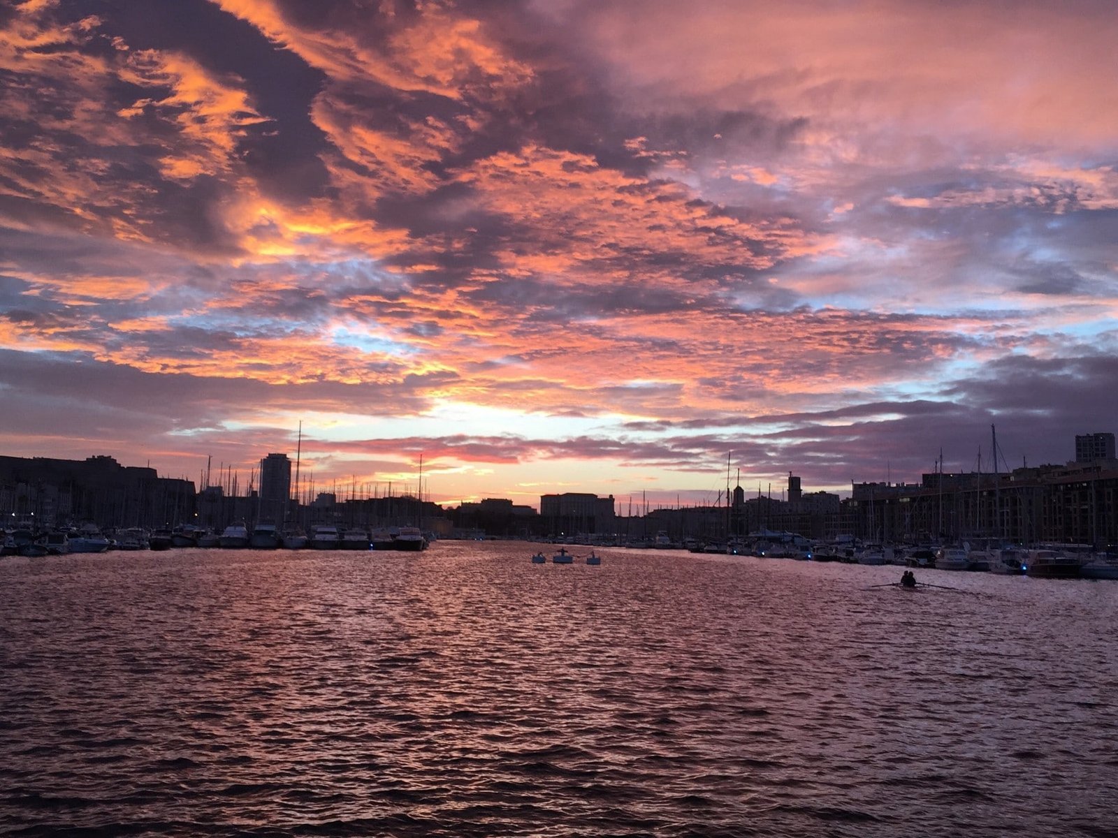 Sunset in Marseille