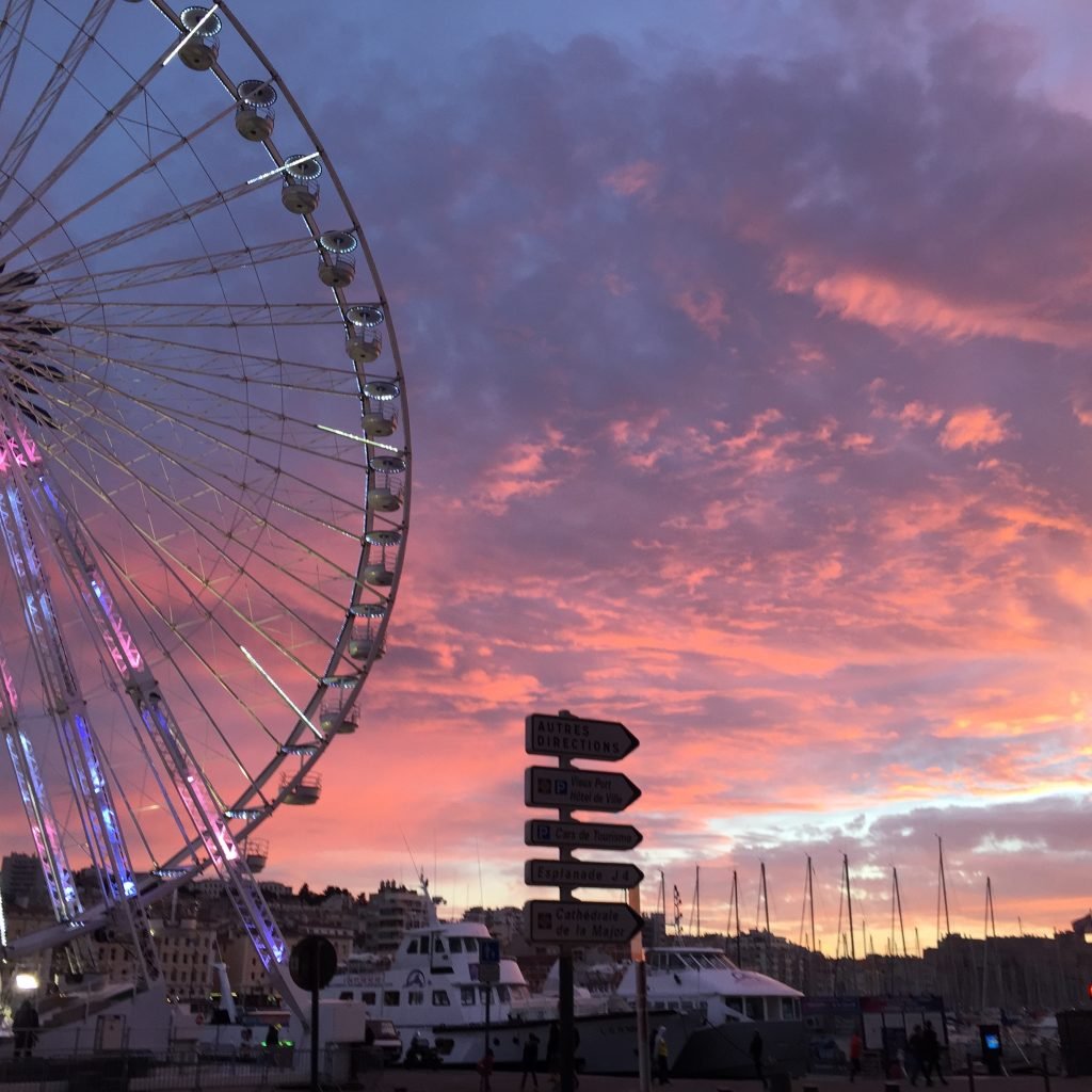 Sunset in Marseille