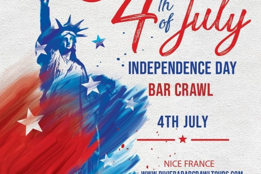 Independence Day Bar Crawl Nice
